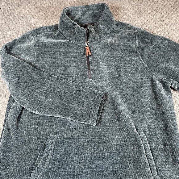 32 Degrees Heat Womens Fleece 1/4 Zip Pullover Sweater Blue Size XL Outdoor Soft - Picture 1 of 10